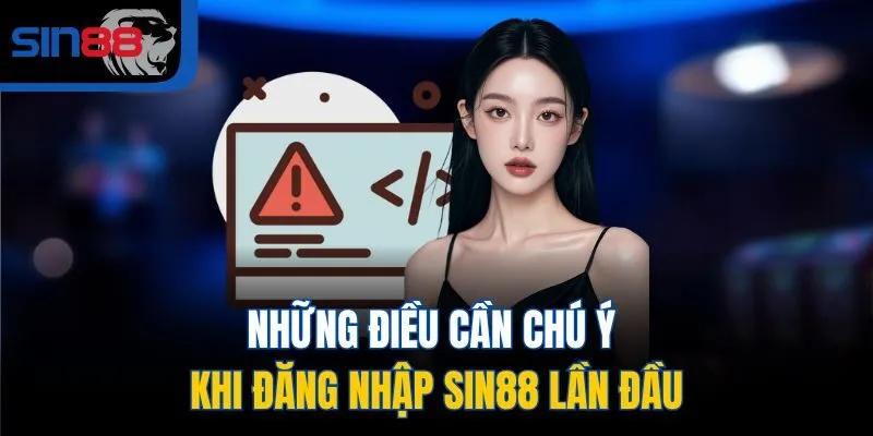 Những điều cần chú ý khi đăng nhập SIN88 lần đầu